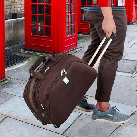 Frontsy (Expandable) 24 inch Travel Duffle Trolley Bag Luggage