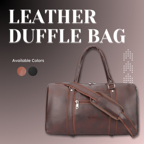 UV MAX leather duffel bags for man and women Gym Duffel Bag