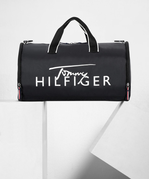 TOMMY HILFIGER Kamryn Gym Duffel Bag Black Price in India