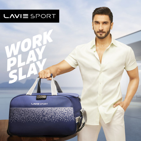 Lavie Sport 24 inch/63 cm (Expandable) Pixel Set of Wheel Duffle Bag  Duffel With Wheels (Strolley)