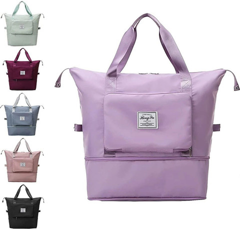 ED EXDAS (Expandable) Large Capacity Folding Travel Bag, Travel Lightweight  Waterproof Duffel Without Wheels