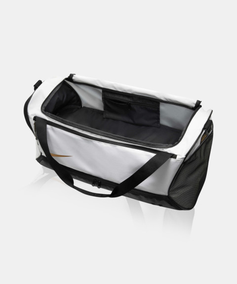 nike gym bag white