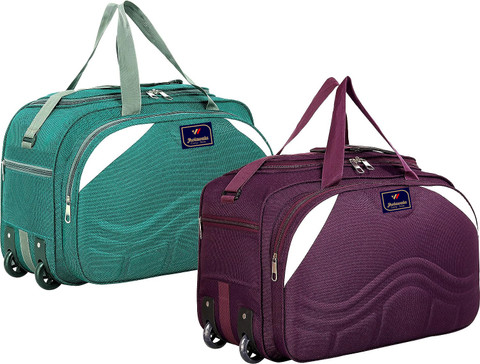 Jholawala (Expandable) 61L New Stylish travel bag combo pack of luggage  bags Duffel With Wheels (Strolley)