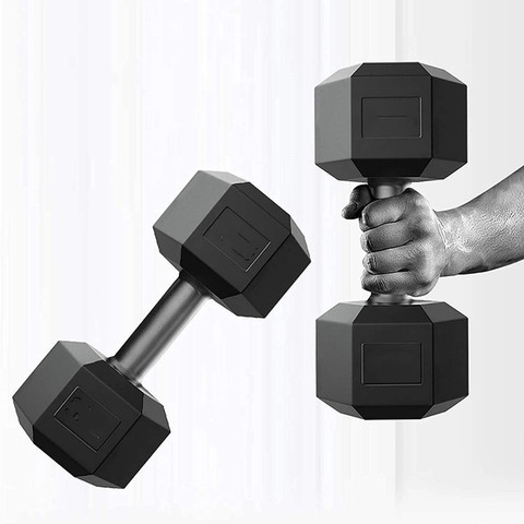 Amazon Basics Free Weight Dumbbells AMAN FIT PVC Set 5KG X PCS