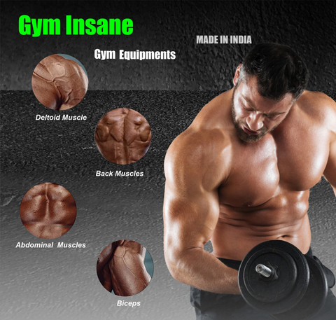 Gym Insane 15 kg Home gym set gym equipment 15kg PVC Plate