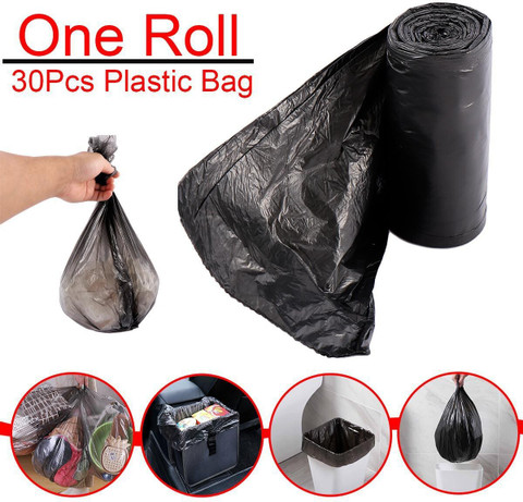 MJ Exim 17X19 INCH (4 ROLLS) Small L Garbage Bag Pack Of 120