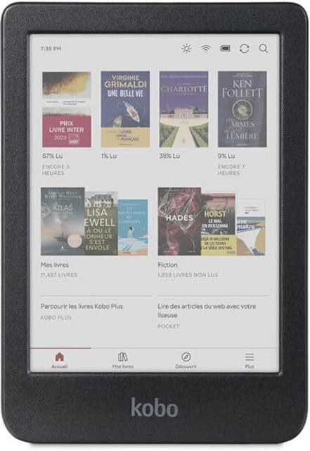 KOBO Clara Colour, eReader, 6” Glare-Free Colour E Ink Display E