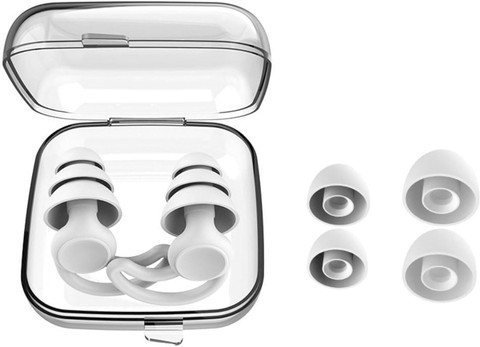 Augen Ear Plugs for Sleeping, Noise Canceling, Reusable Silicone