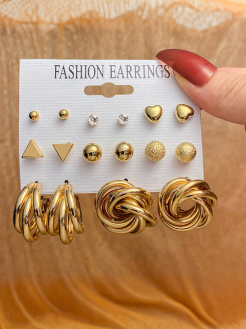 Buy Fashion Frill Stylish For Women Stud Set For