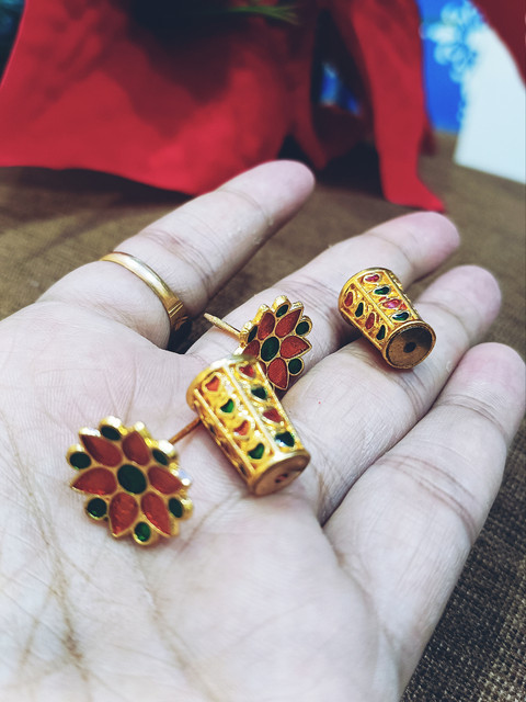 Buy sreya Assamese Traditional Jewellery Thuria