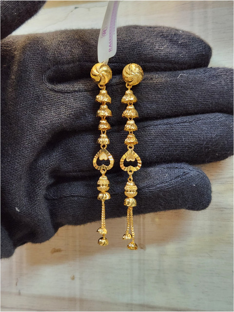 Gram Gold Sui Dhaga Gold Earring With Price Buy Ansh Enterpris