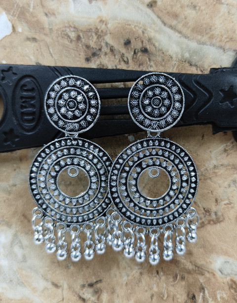 Arushi Fashion Pack of Pair Oxidised Jhumki Combo Earrings Beads Alloy  Jhumki Earring, Drops Danglers, Hoop Earring, Earring Set