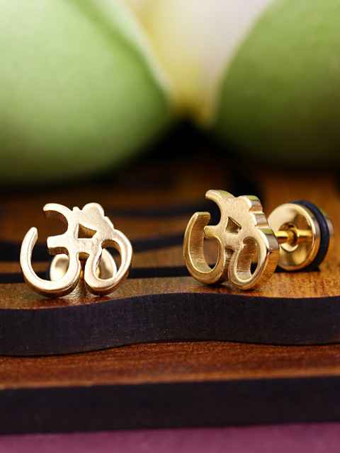 Buy Kairangi Stud Earrings for Men Stainless Steel