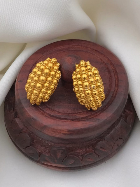 Buy TAJONI Oxidized Gold-Plated Tops jumakhi design