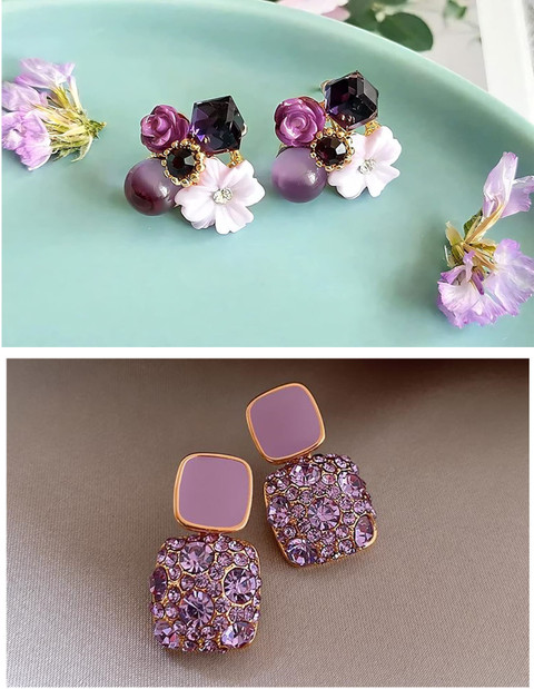 kazare Korean Earring Earring For Girl Women Earring Fashion Earrings  Alloy Earring Set