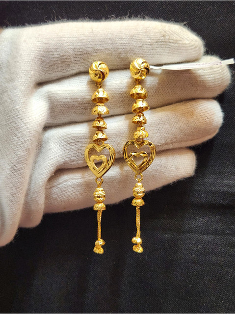 Light Weight Sui Dhaga Gold Earrings Designs Light Weight Sui
