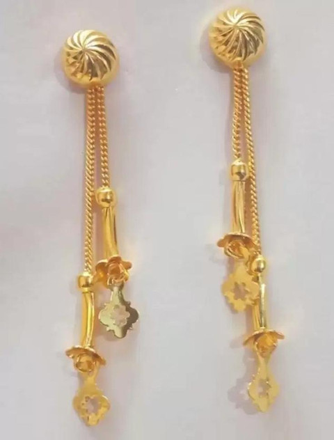 Latkan Earrings Gold Sui Dhaga Buy RENU CREATION Beautiful, Fancy