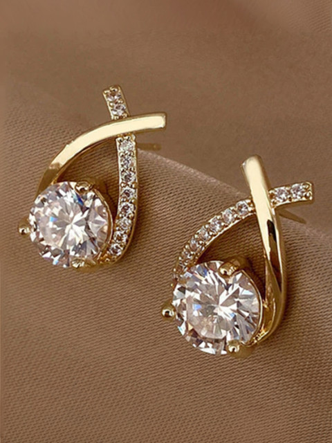 Buy AKISON JEWELS Korean Ad stone western For Women