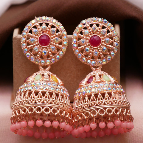 Buy Kwickk Traditonal Ethnic Diamond Studded Rose