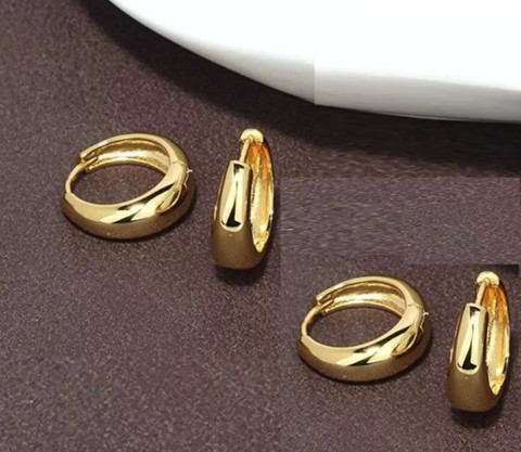 Buy Crazy Fashion Combo of Gold Kaju Bali/Earrings