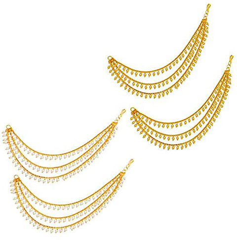 Buy HARSHITHA COLLECTONS Champaswaralu Earrings