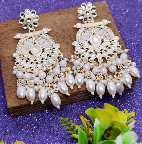 Buy Homemet Chandbali Earrings for women