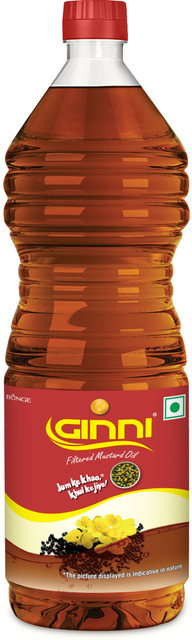 GINNI Filtered Mustard Oil Mustard Oil 1L