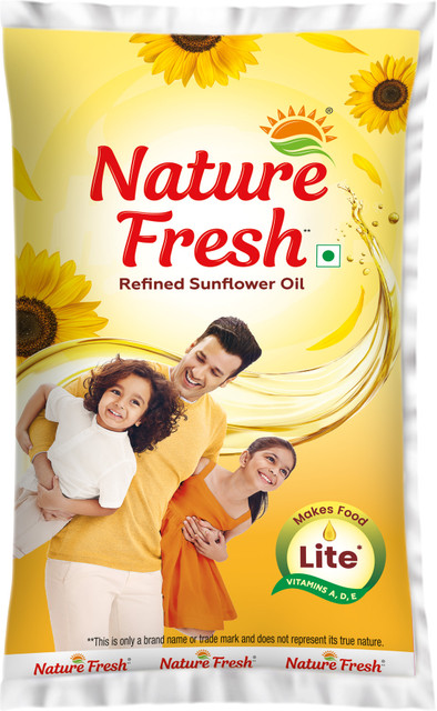 self service  (F) NO.42 シュリンク包装未開封　貴重 Nature Fresh REFINED Sunflower Oil Pouch Price in India - Buy