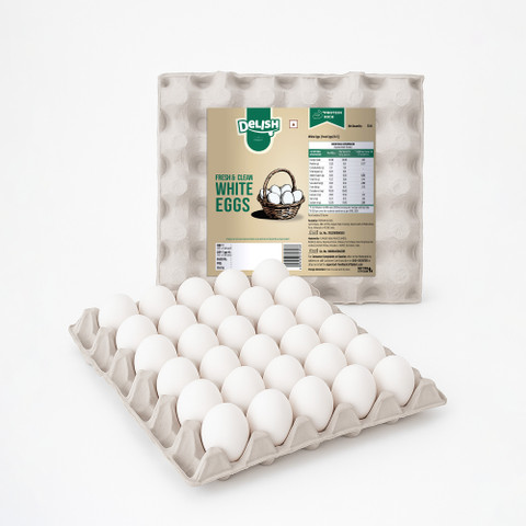 Delish by Flipkart Hen White Eggs Price in India - Buy Delish by