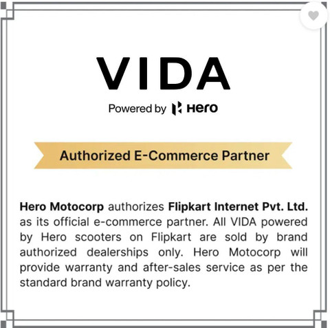 VIDA VX2 Plus Booking for Ex-Showroom Price (with Portable Charger