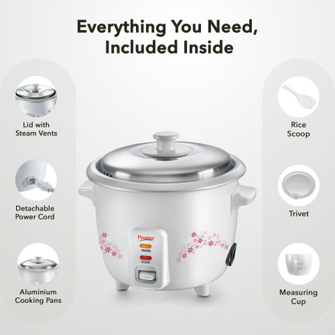 Electric Cooker Prestige Rice Cooker Liter Prestige Delight PRWO