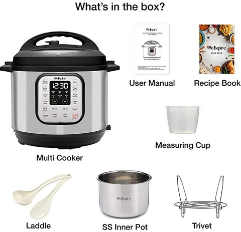 User Manual Instant Pot Viva Recipe Book Wellspire Litres Instant