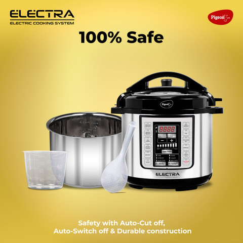 Pigeon 16078 Electric Pressure Cooker Price in India Buy Pigeon - Main Image