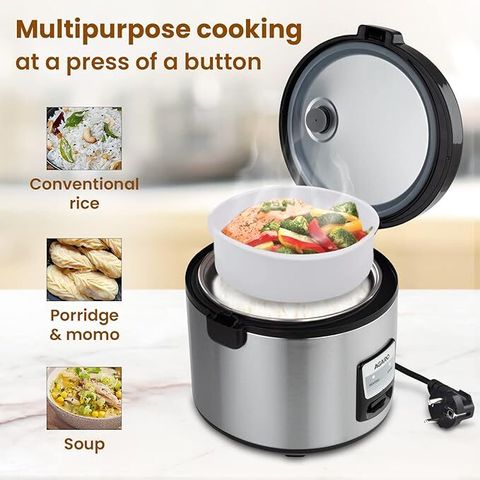 Regency Rice AGARO Regency Electric Rice Cooker, Ceramic Coated Inner Bowl, Electric ...