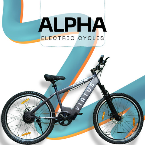 Electric Bicycle Hero Alpha Cycle Virtus Motors ALPHA I 26 Inches