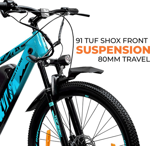 Ninety one ZX 10.4Ah Battery | Front Suspension | 250Watts IP65