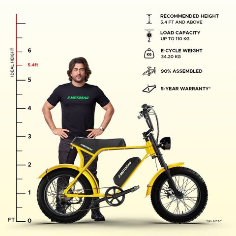 E Ranger EMotorad Ranger Electric Cycle with Removable Battery,Front & Rear ...