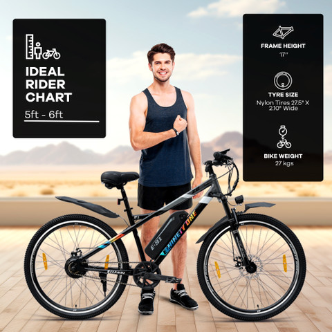 Ninety one ZX 10.4Ah Battery | Front Suspension | 250Watts IP65