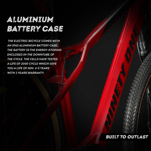 Ninety one Meraki S7 29T Speed with Shimano Gear Gloss Red 29