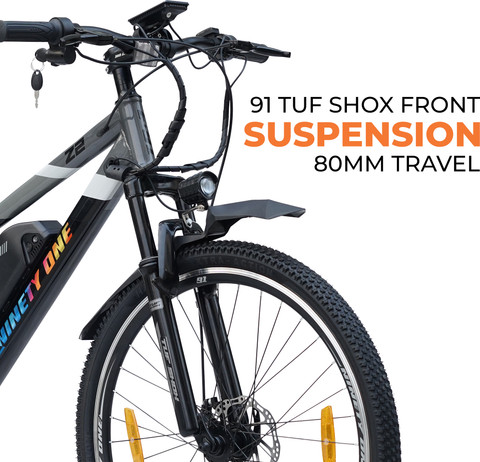 Ninety one ZX 10.4Ah Battery | Front Suspension | 250Watts IP65