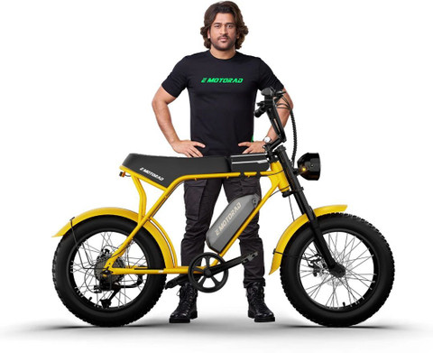 EMotorad Ranger Electric Cycle with Removable Battery,Front Rear Lights  with Indicators 20 inches Gear Lithium-ion (Li-ion) Electric Cycle