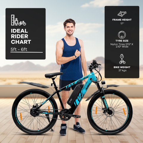 Ninety one ZX 10.4Ah Battery | Front Suspension | 250Watts IP65