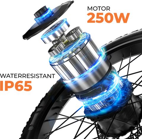 Ninety one ZX 10.4Ah Battery | Front Suspension | 250Watts IP65