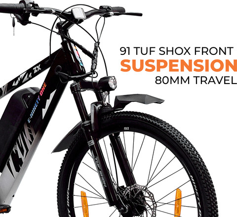 Ninety one ZX 10.4Ah Battery | Front Suspension | 250Watts IP65