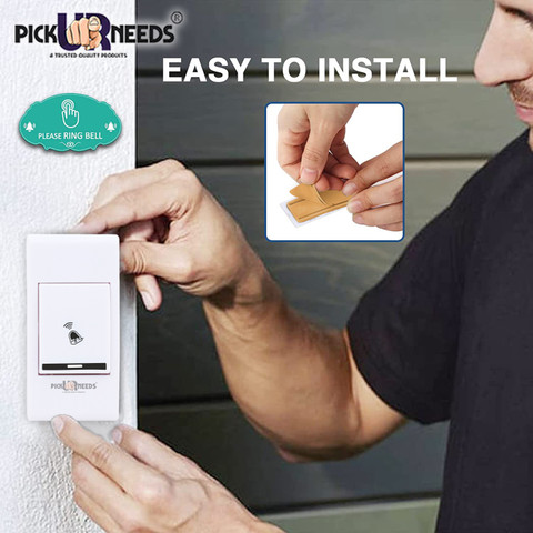Daily Needs Shop Wireless Remote Door Bell For Home, Offices With  Adjustable Ringtones Wireless Door Chime