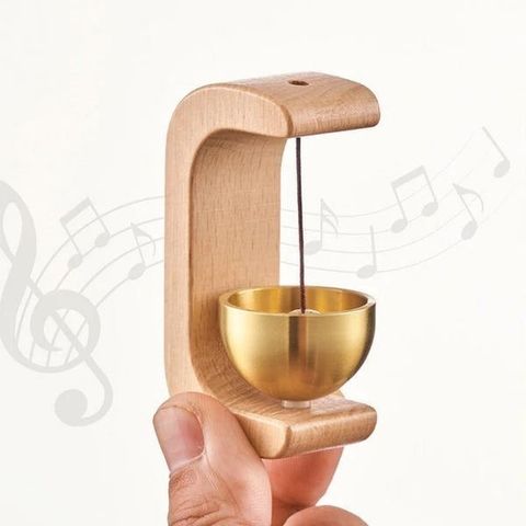 DeoDap Premium Desktop Zen Meditation Bell | Japanese-Style Zen