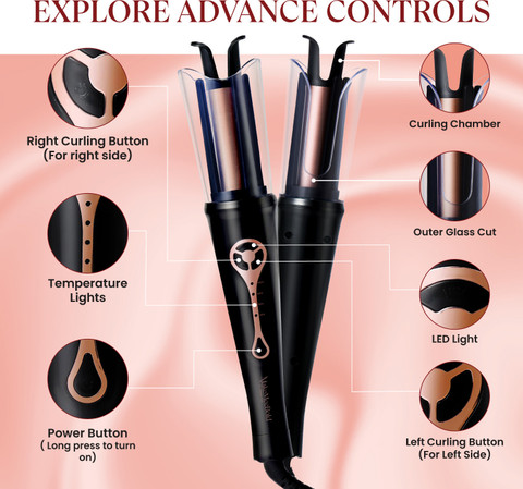 URBANYOG MakeMeeBold Automatic Hair Curler Electric Hair Curler