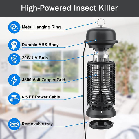 GIGAWATTS Bug Annihilator Insect Killing Mosquito Machine 20W Electric ...
