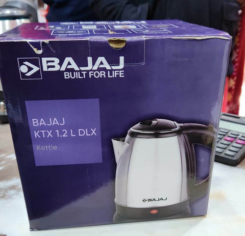 BAJAJ KTX DLX Electric Kettle cool touch handle with year