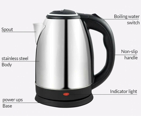 Vishal Smart Mall Stainless Steel Electric Kettle Auto Shut Off